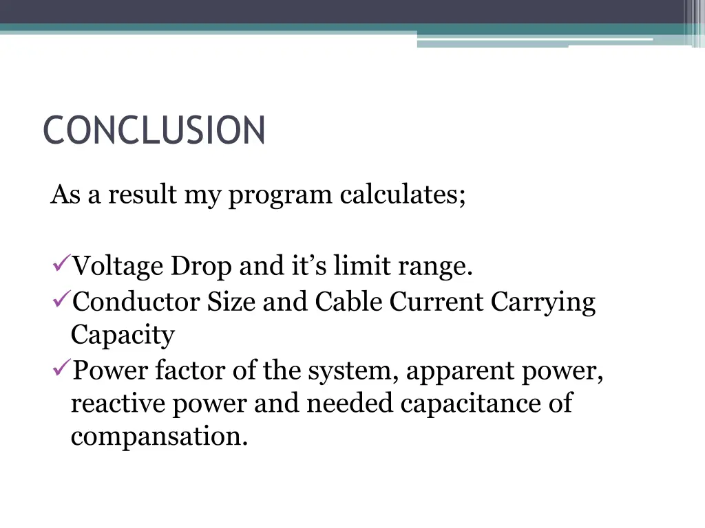conclusion