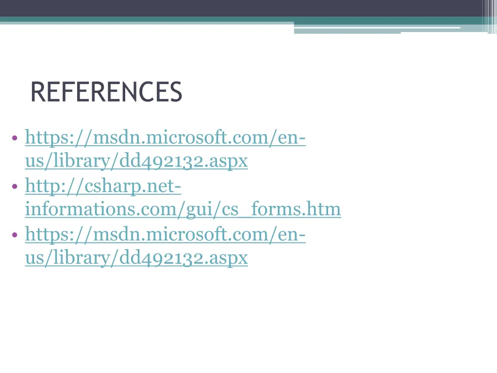 references