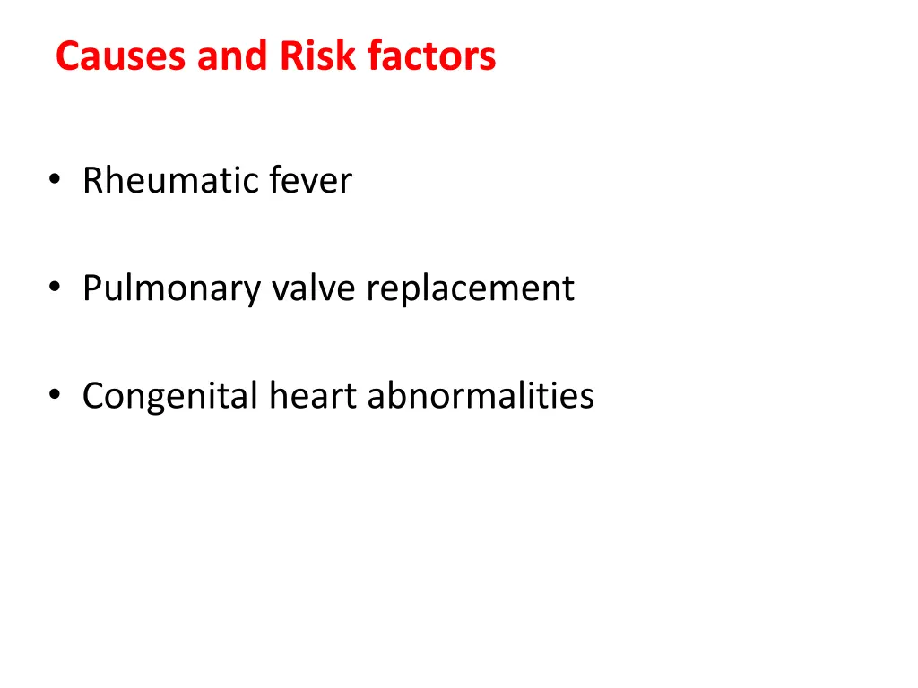 causes and risk factors
