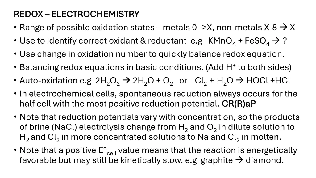 redox redox electrochemistry electrochemistry