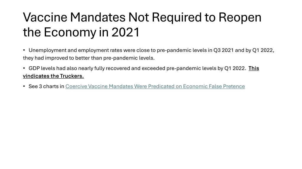 vaccine mandates not required to reopen