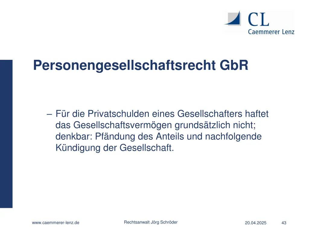 personengesellschaftsrecht gbr 28