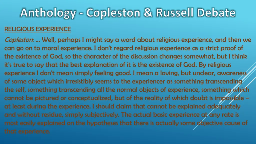 anthology copleston russell debate 7