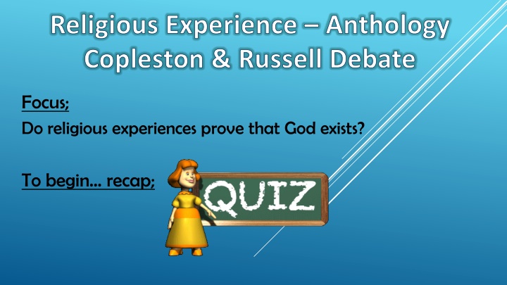 religious experience anthology copleston russell