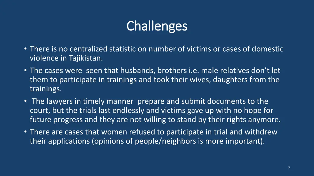 challenges challenges