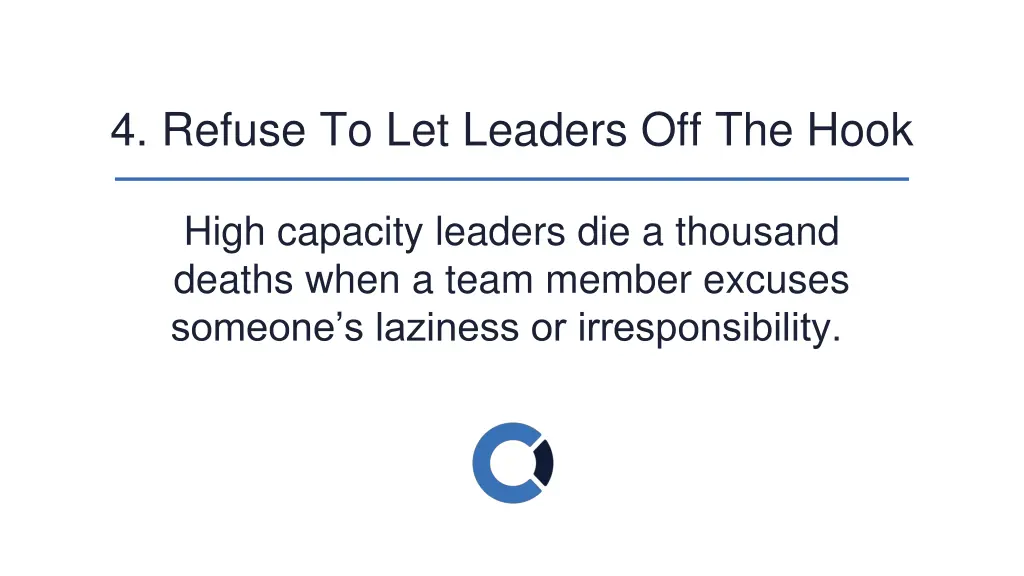 4 refuse to let leaders off the hook