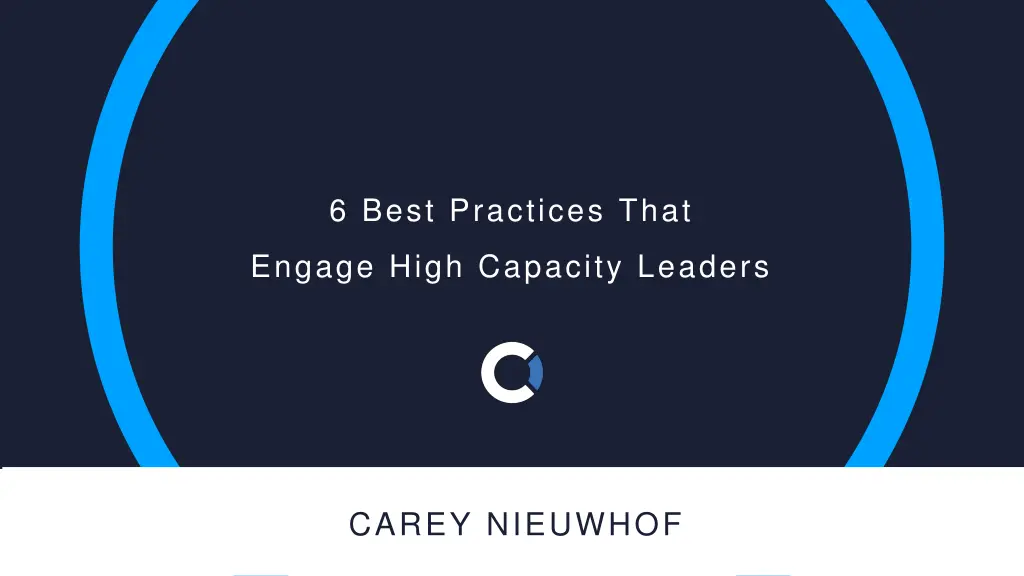 6 best practices that