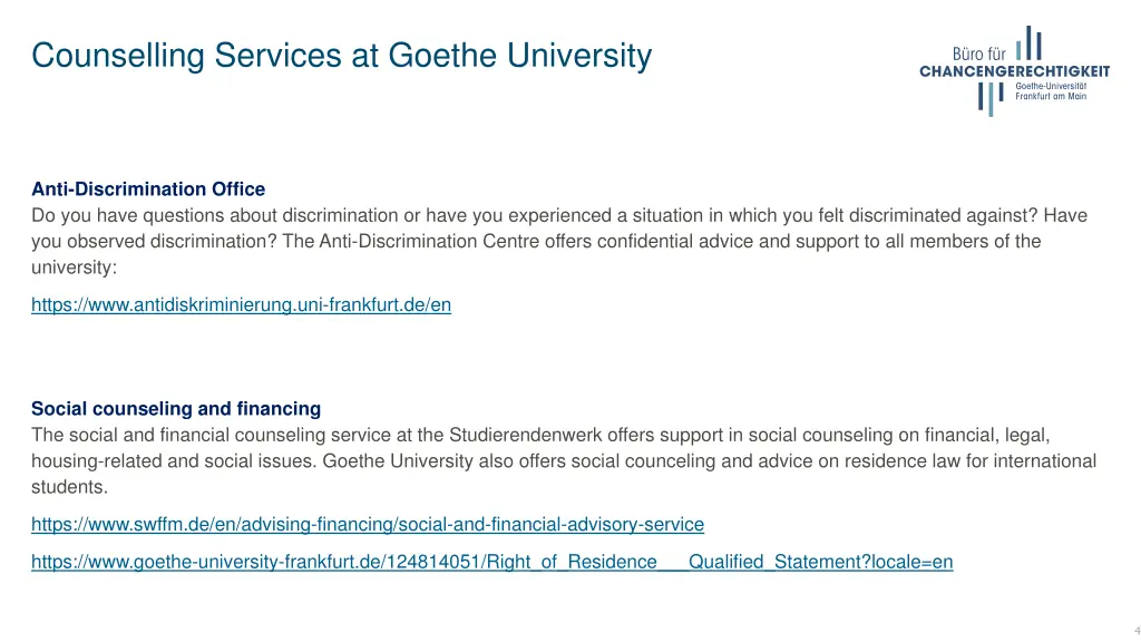 counselling services at goethe university 1