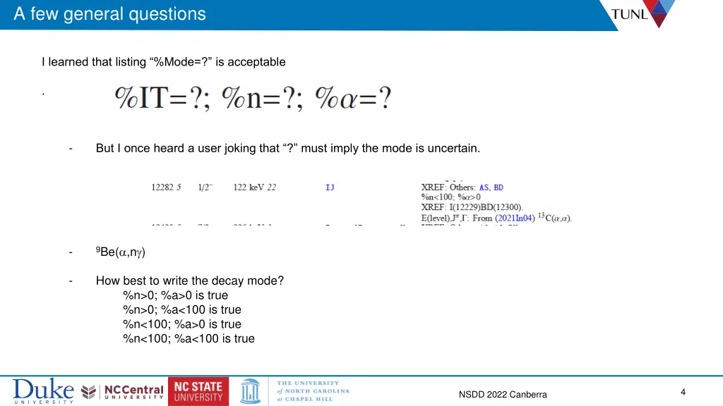 a few general questions 1