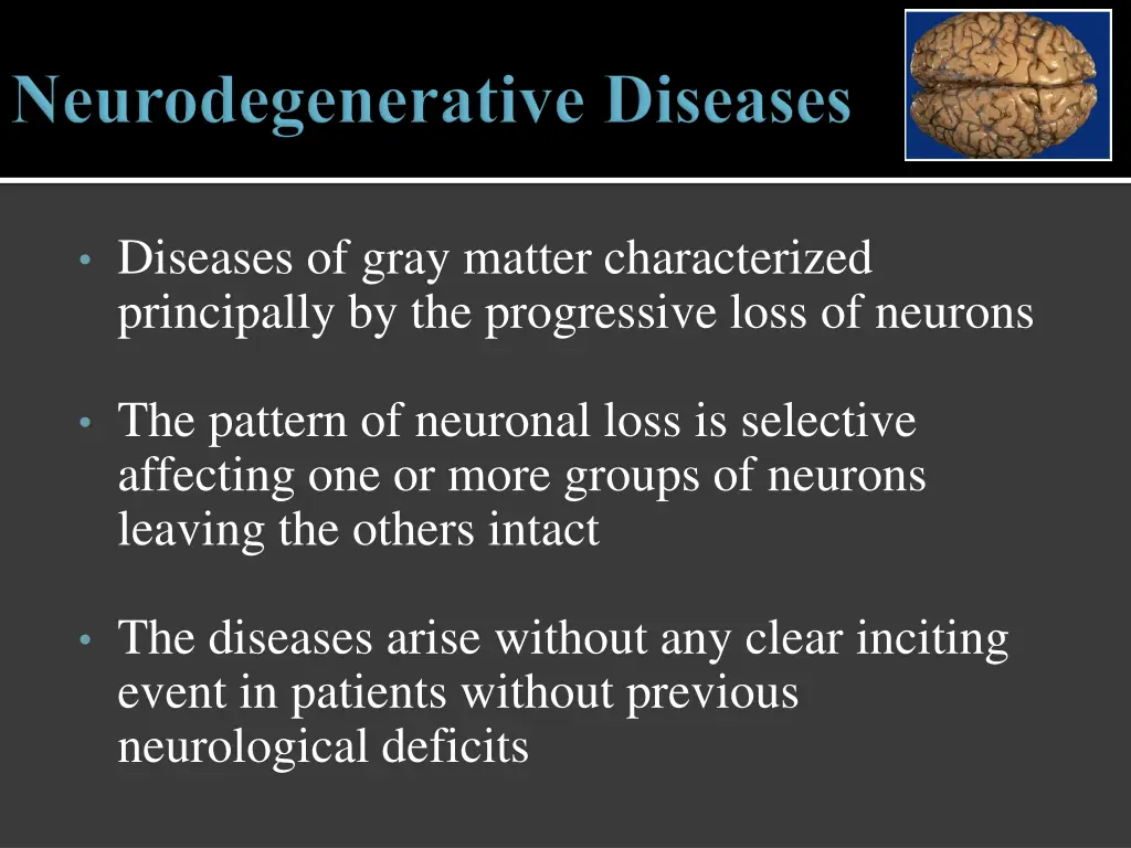 diseases of gray matter characterized principally