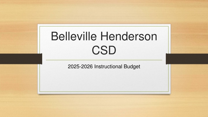 belleville henderson csd