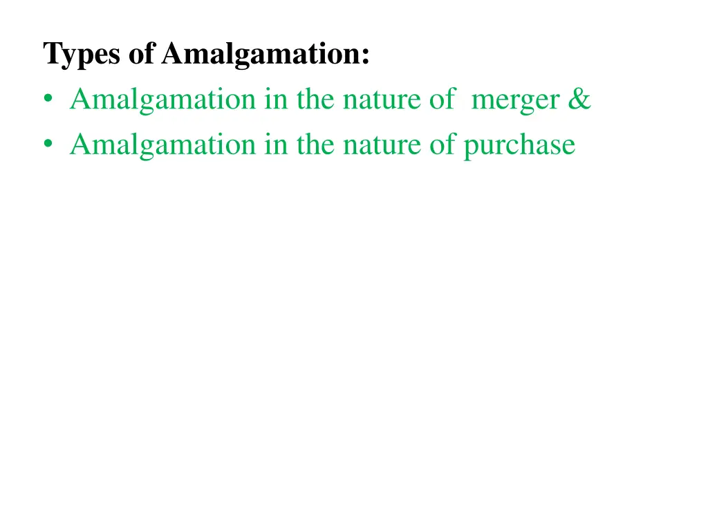 types of amalgamation amalgamation in the nature