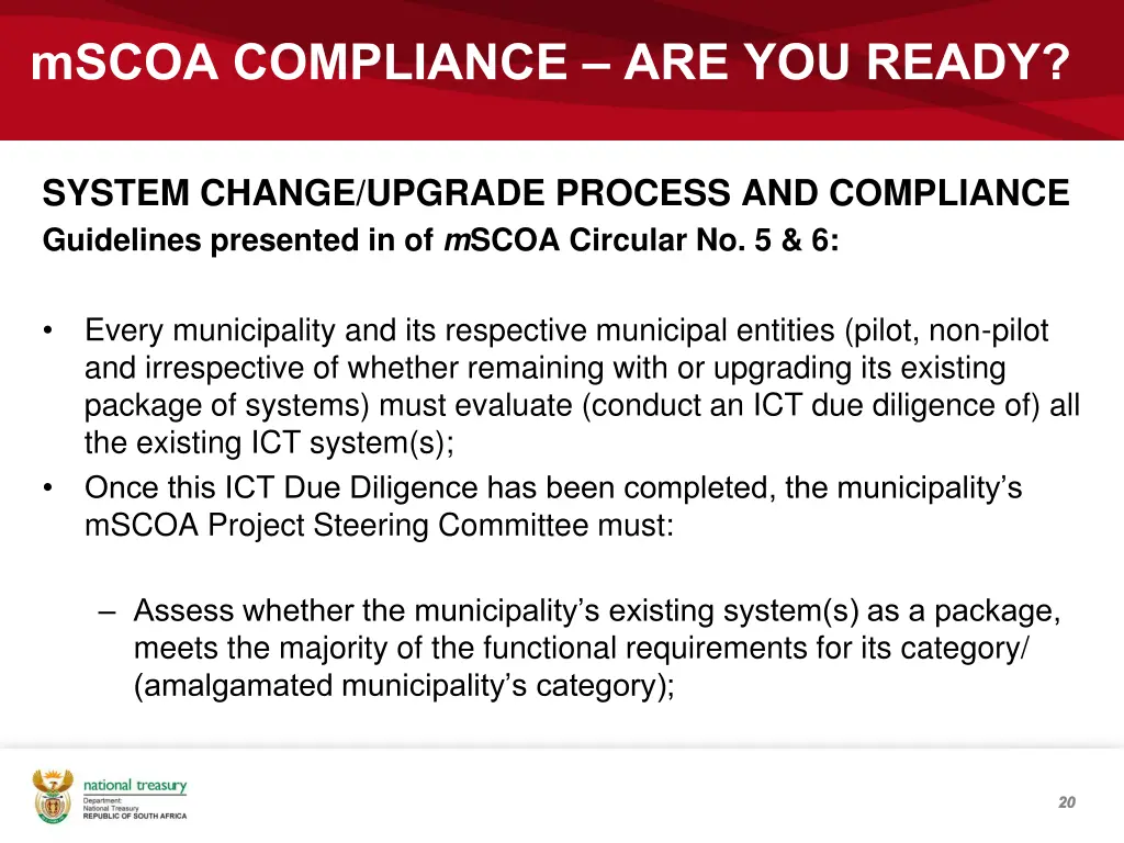 mscoa compliance are you ready 17