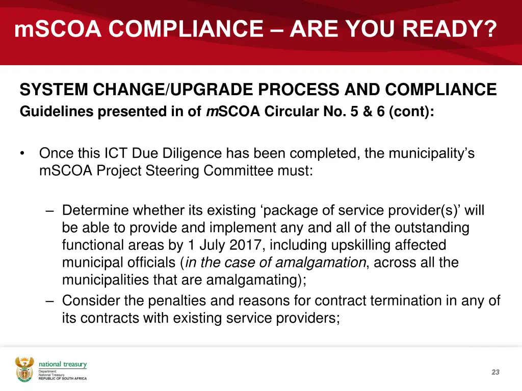 mscoa compliance are you ready 20