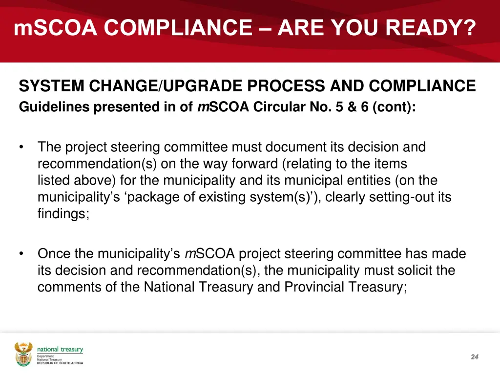 mscoa compliance are you ready 21