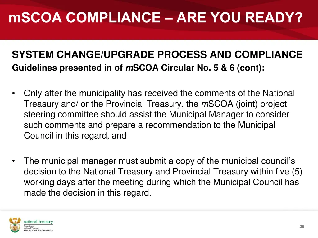mscoa compliance are you ready 22