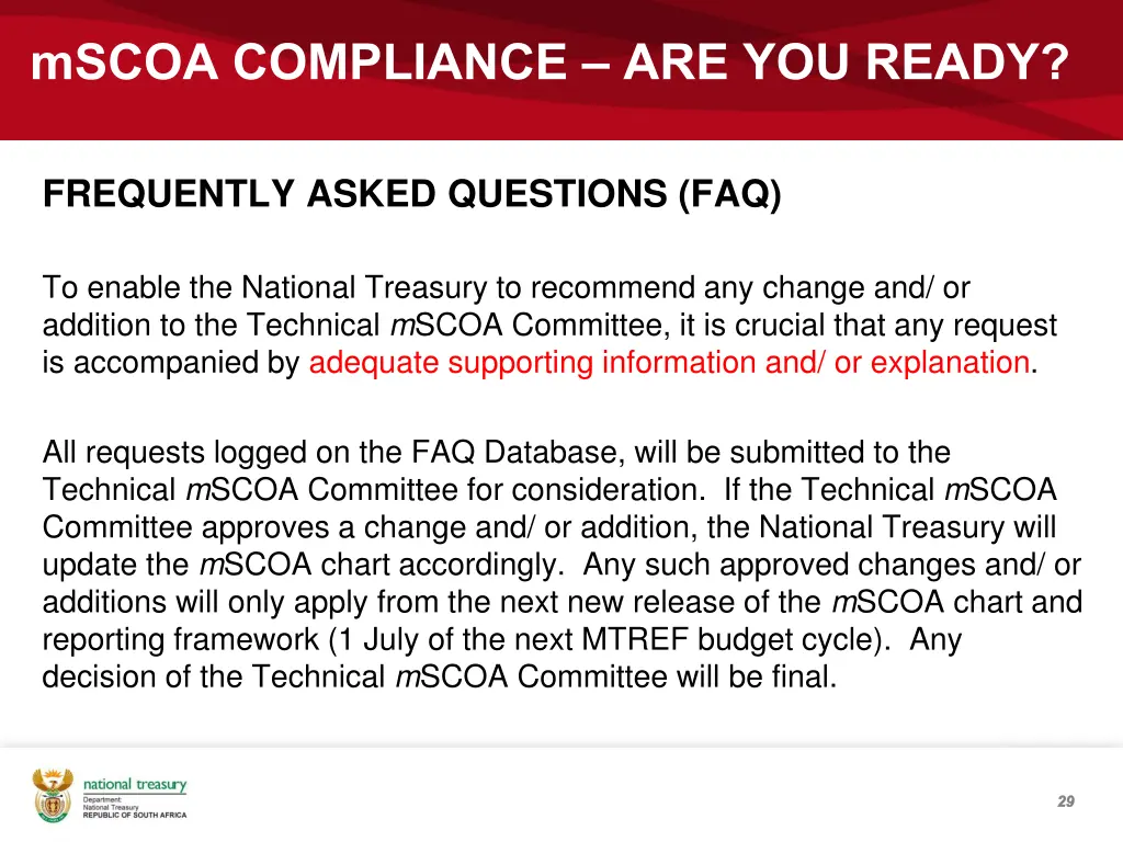 mscoa compliance are you ready 26