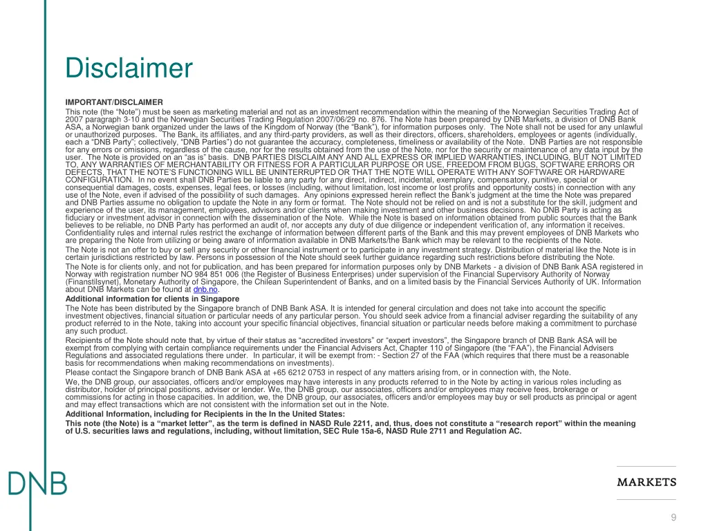 disclaimer