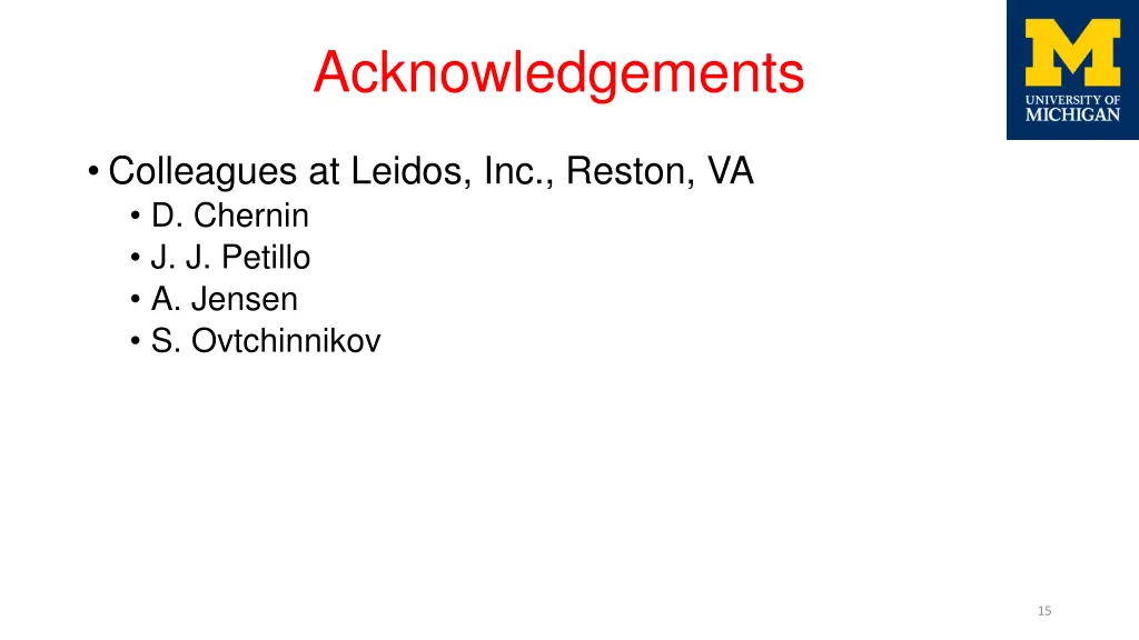 acknowledgements