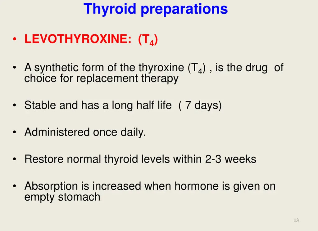 thyroid preparations