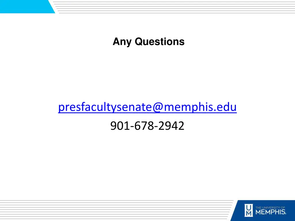 any questions