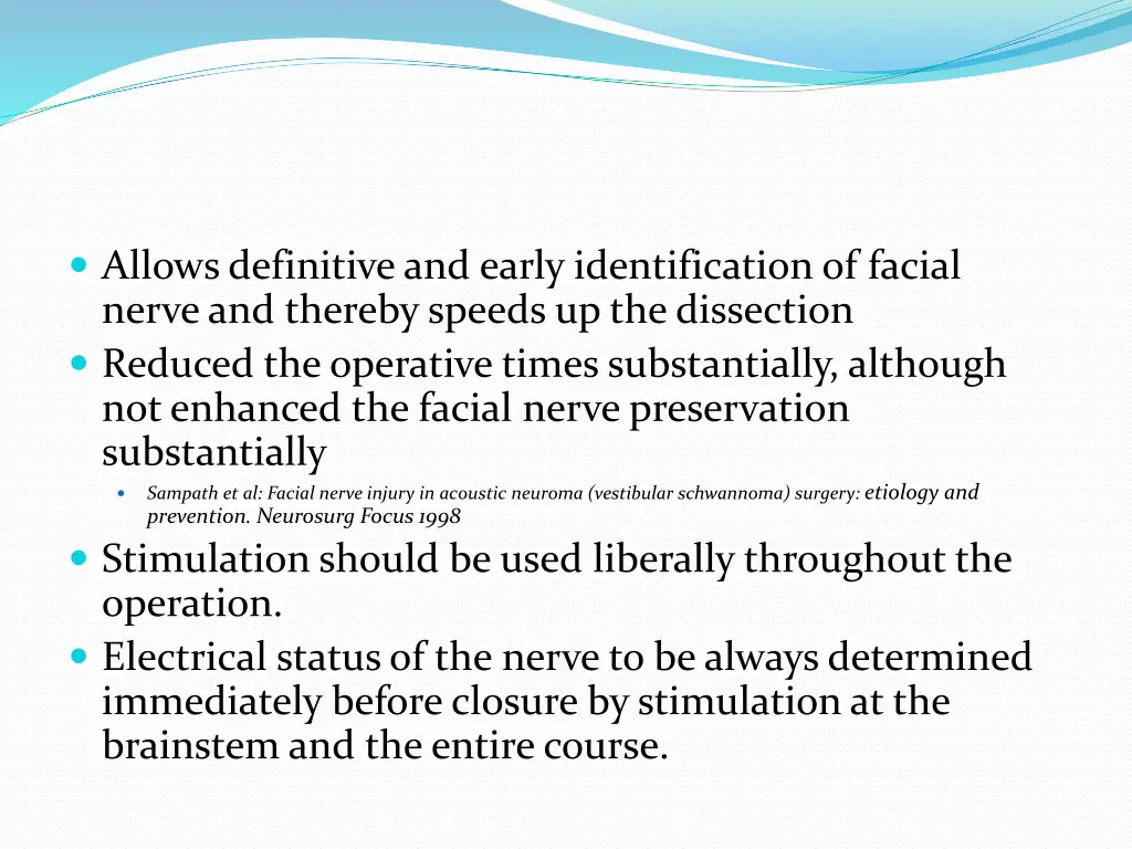 allows definitive and early identification