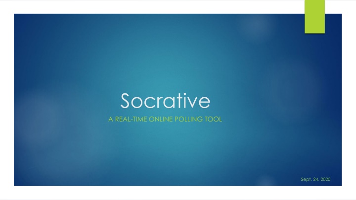 socrative a real time online polling tool