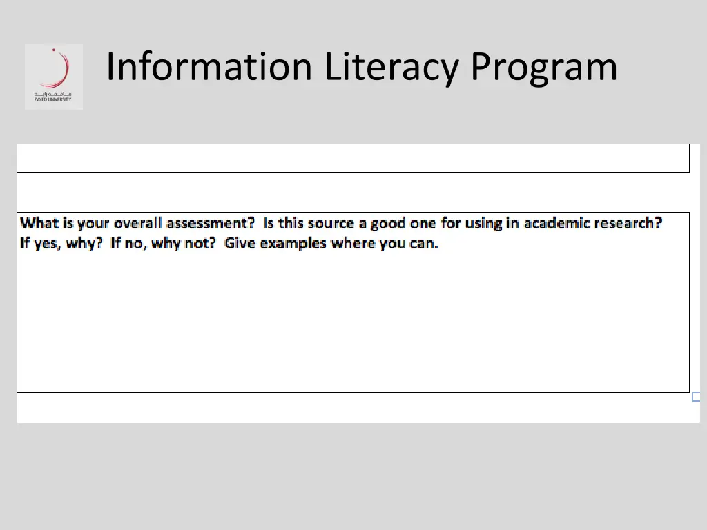 information literacy program 15