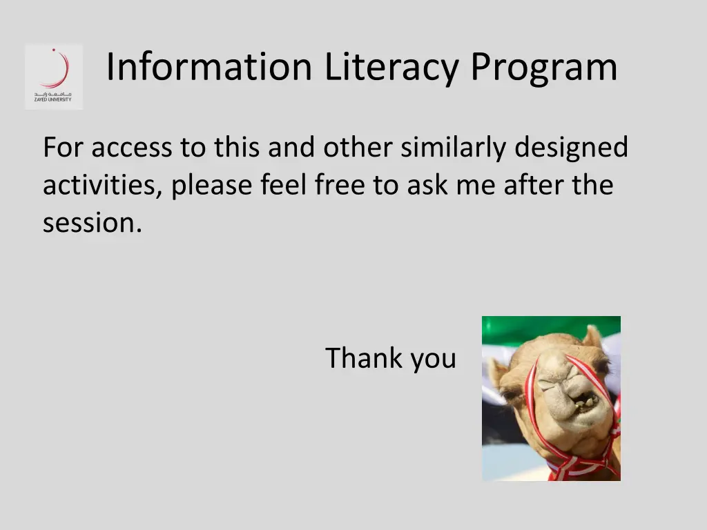 information literacy program 18