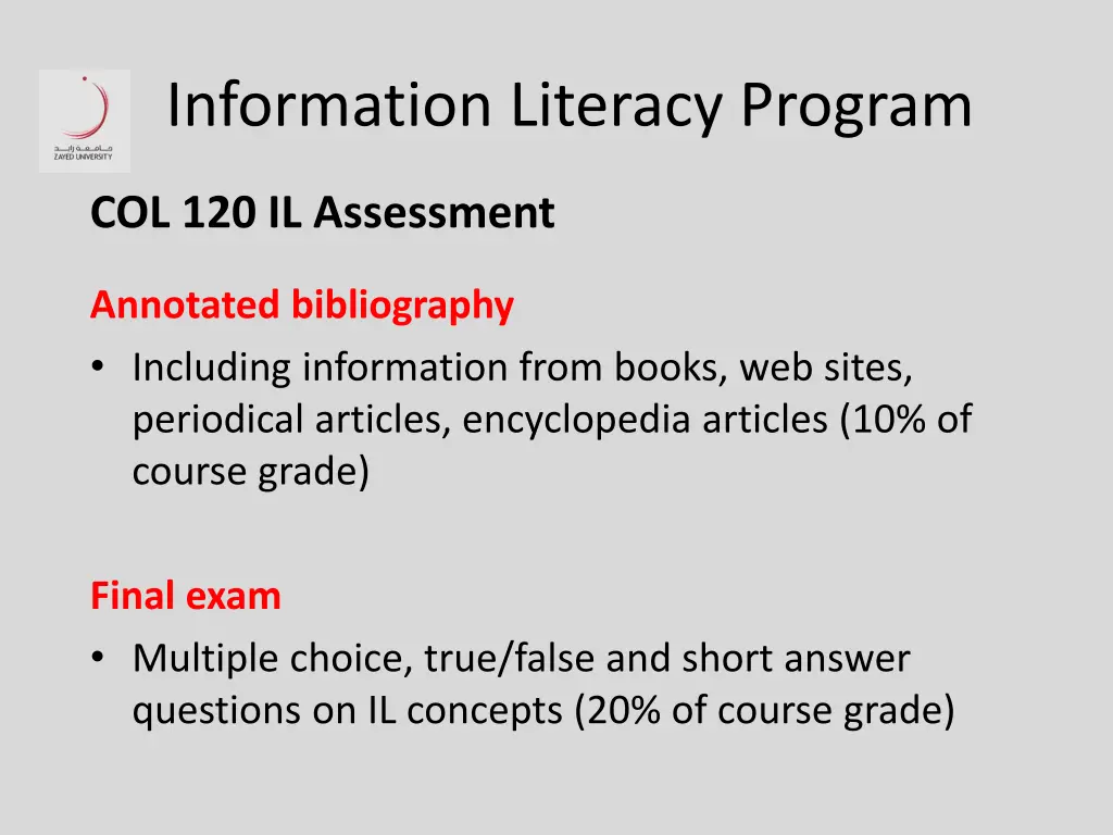 information literacy program