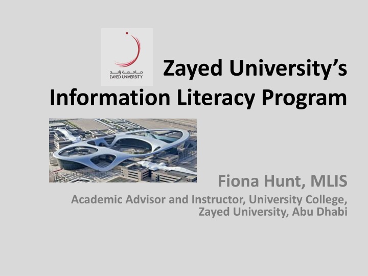 zayed university s