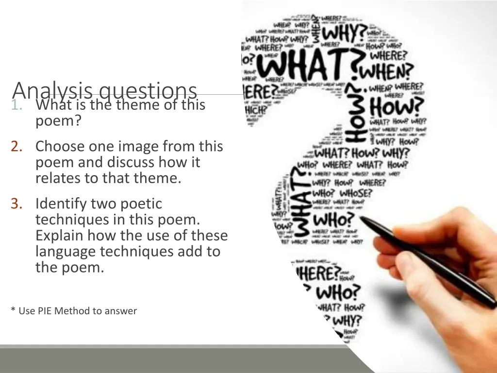 analysis questions 1 what is the theme of this