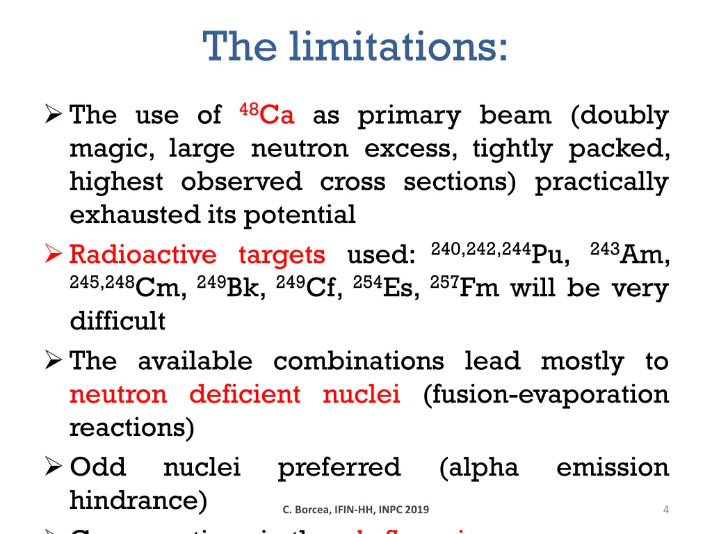 the limitations