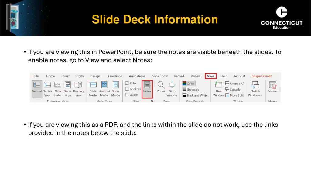 slide deck information