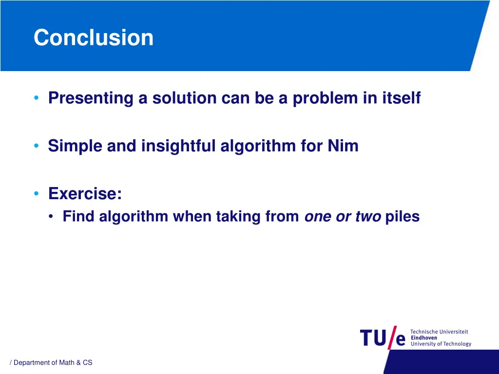 conclusion