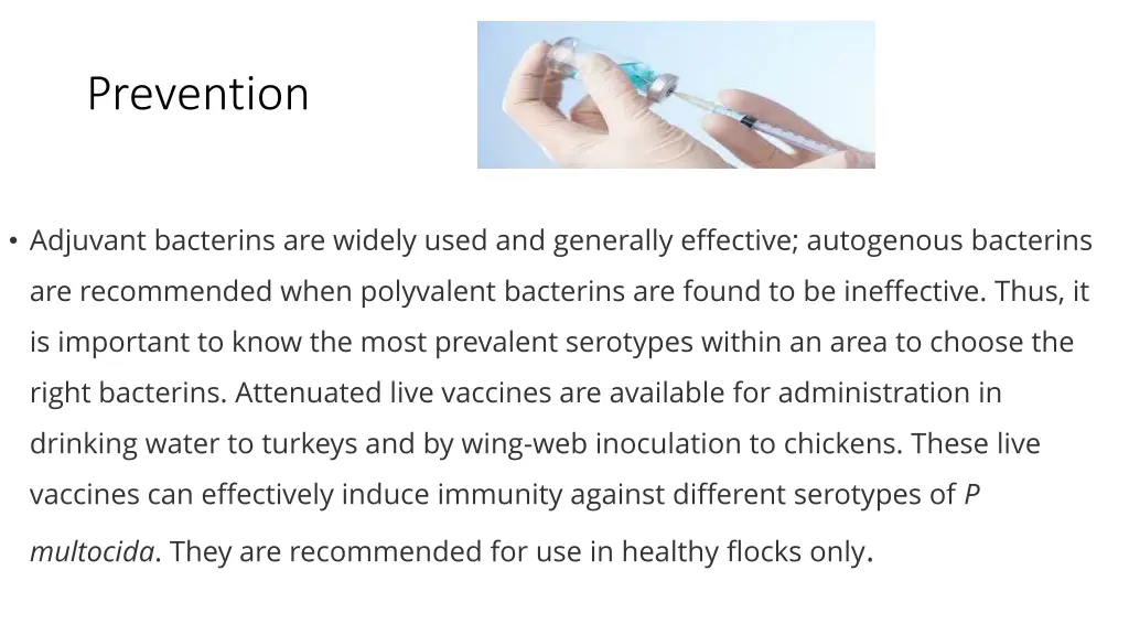prevention