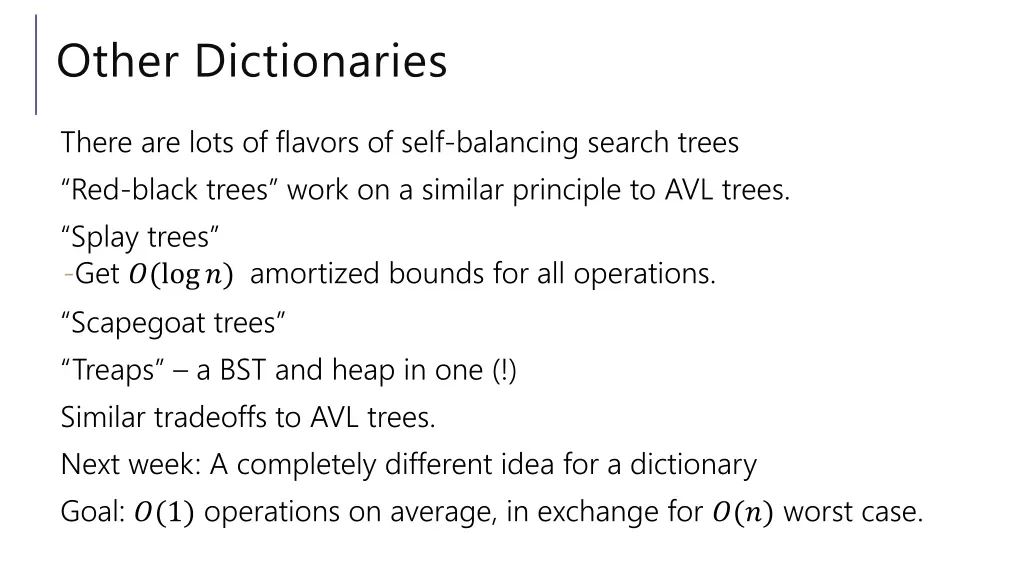 other dictionaries