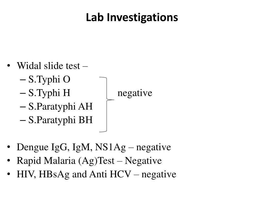 lab investigations 1