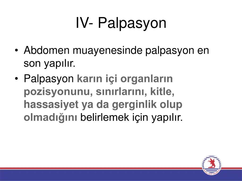 iv palpasyon