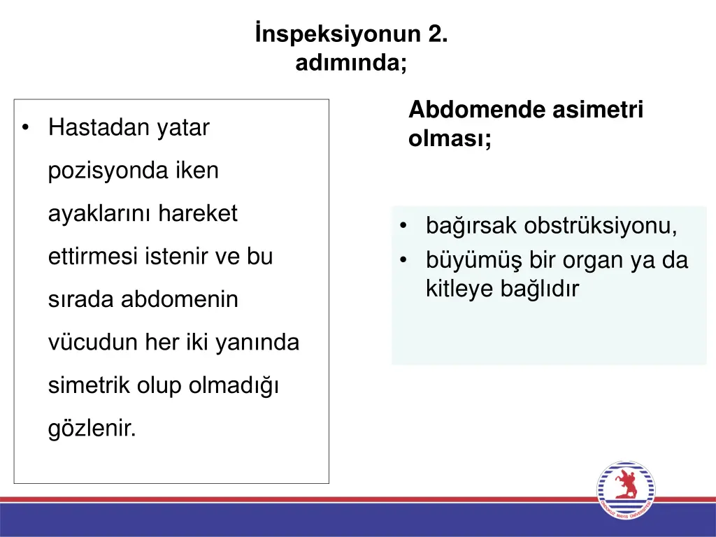 nspeksiyonun 2 ad m nda
