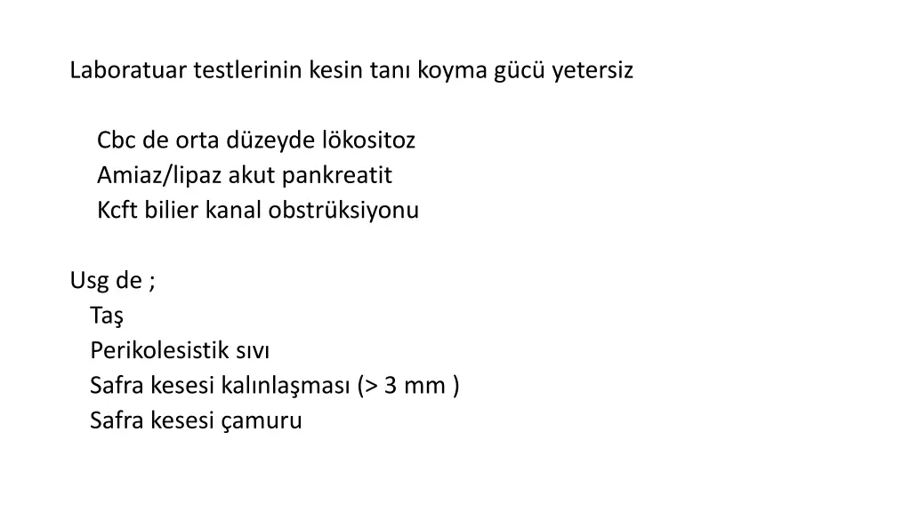 laboratuar testlerinin kesin tan koyma