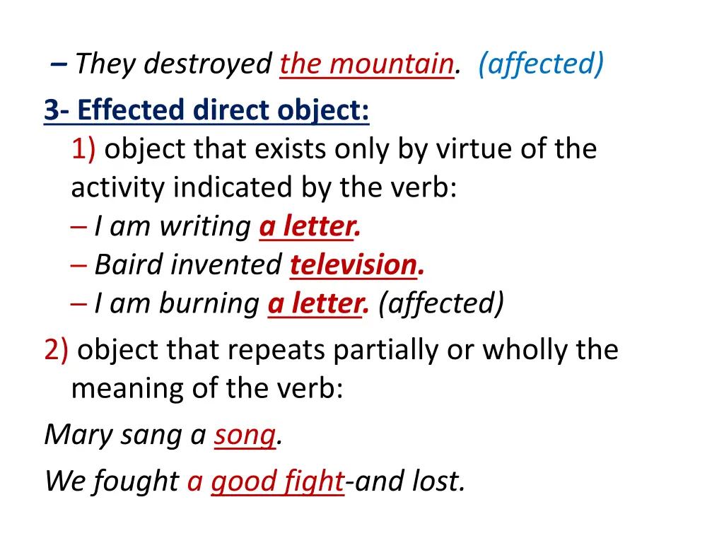 they destroyed the mountain affected 3 effected