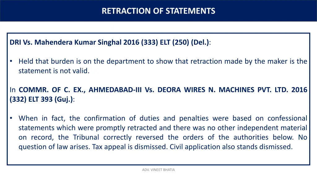 retraction of statements 2