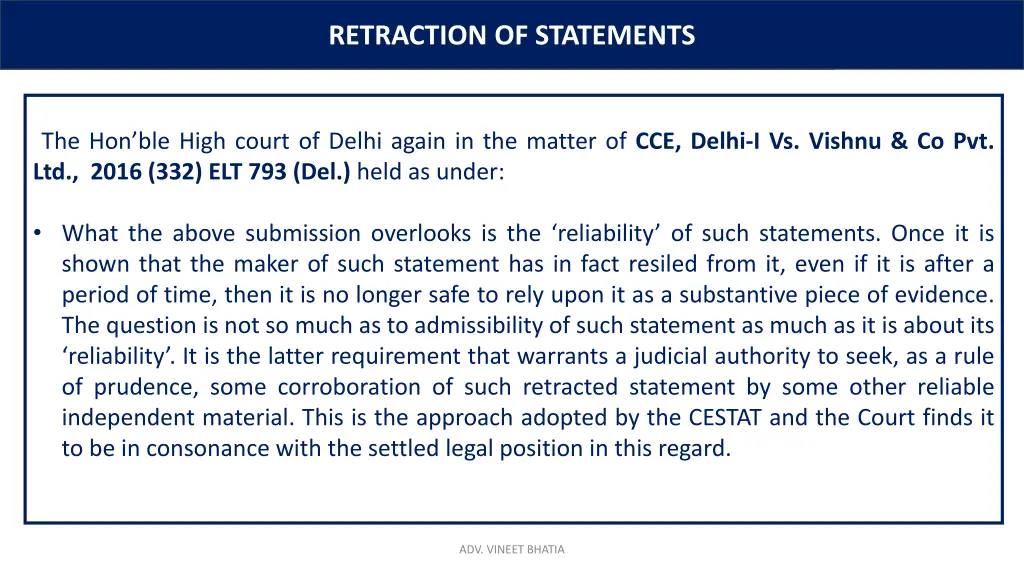 retraction of statements 3