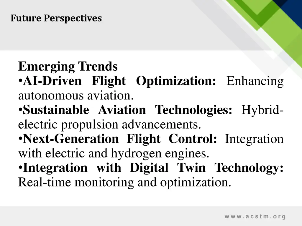 future perspectives