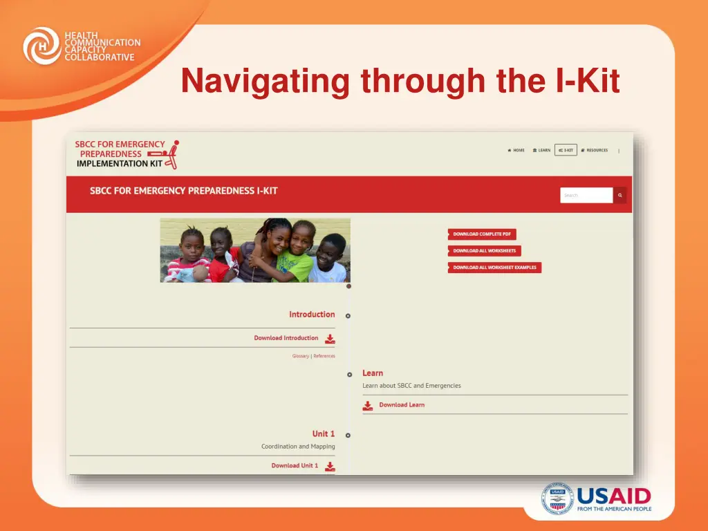 navigating through the i kit