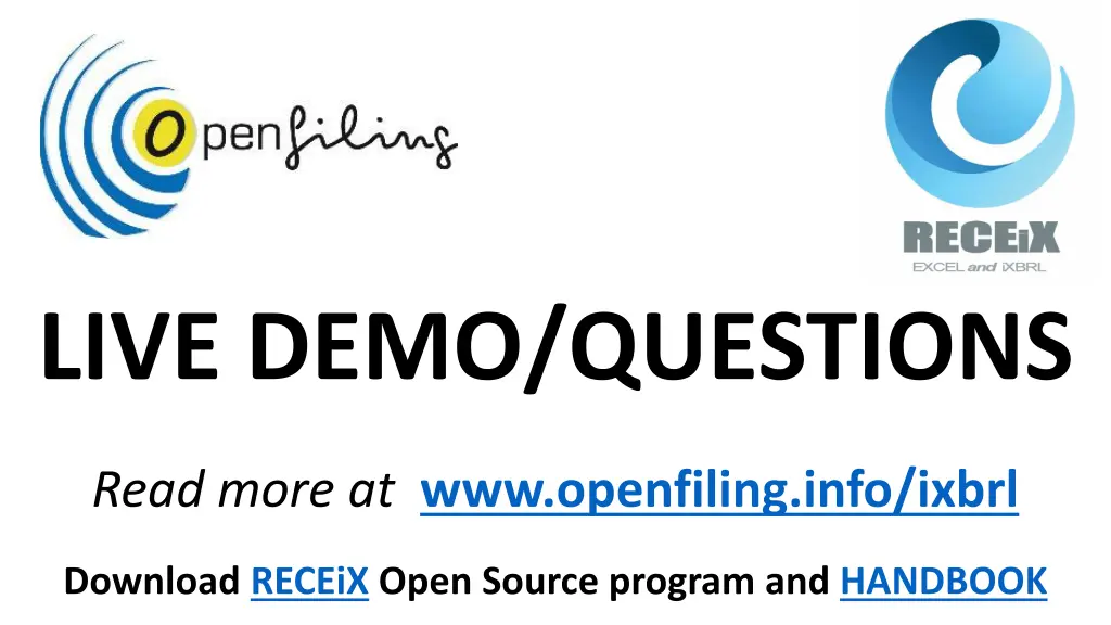 live demo questions