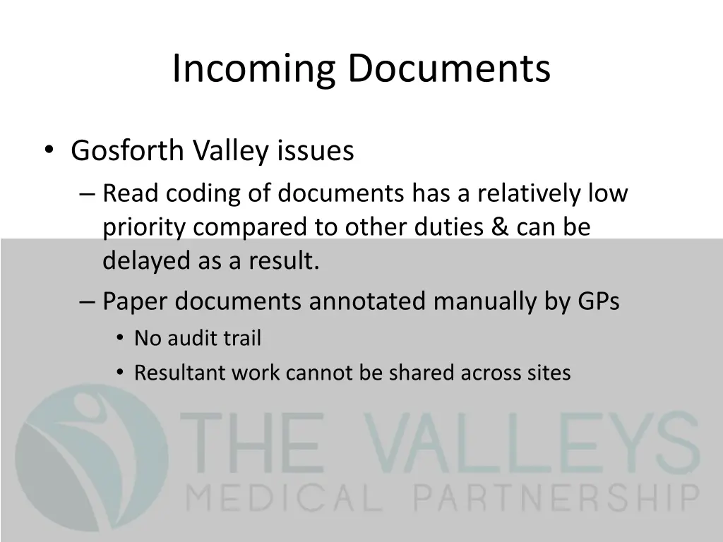 incoming documents