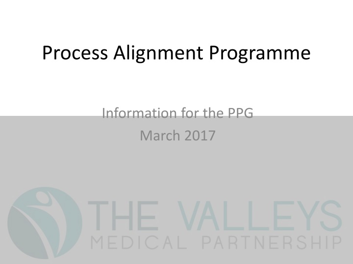 process alignment programme