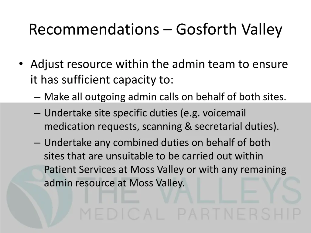 recommendations gosforth valley
